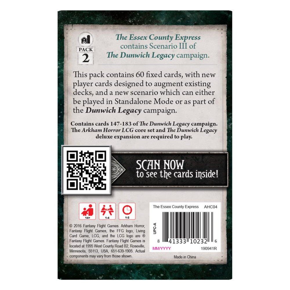 Arkham Horror LCG: The Essex County Express Mythos Pack