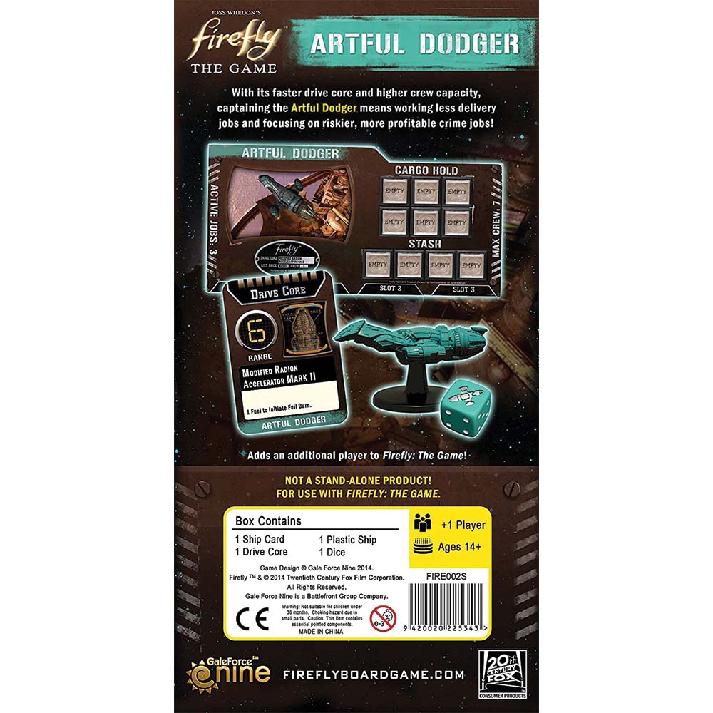 Firefly: The Game - Artful Dodger
