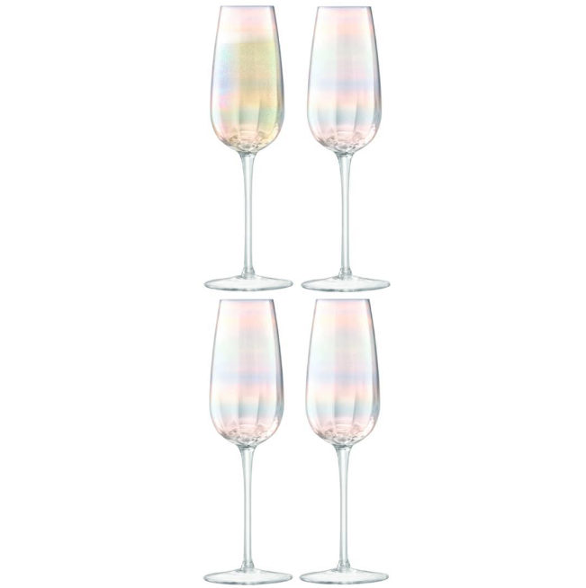 LSA Pearl Champagne Flute - Set of 4