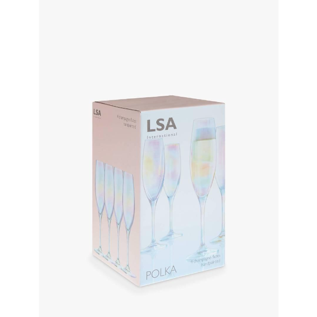 LSA Pearl Champagne Flute - Set of 4