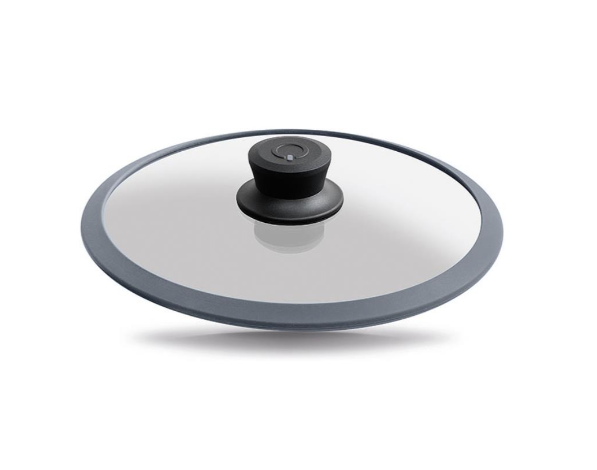 Squality Glass Lid With Steam Release Vent 24cm - Grey