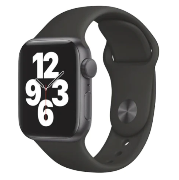 Apple Watch Series 6 (44mm, Space Gray Aluminum with Black Sports Band, GPS) - Pre Owned / 3 Month Warranty