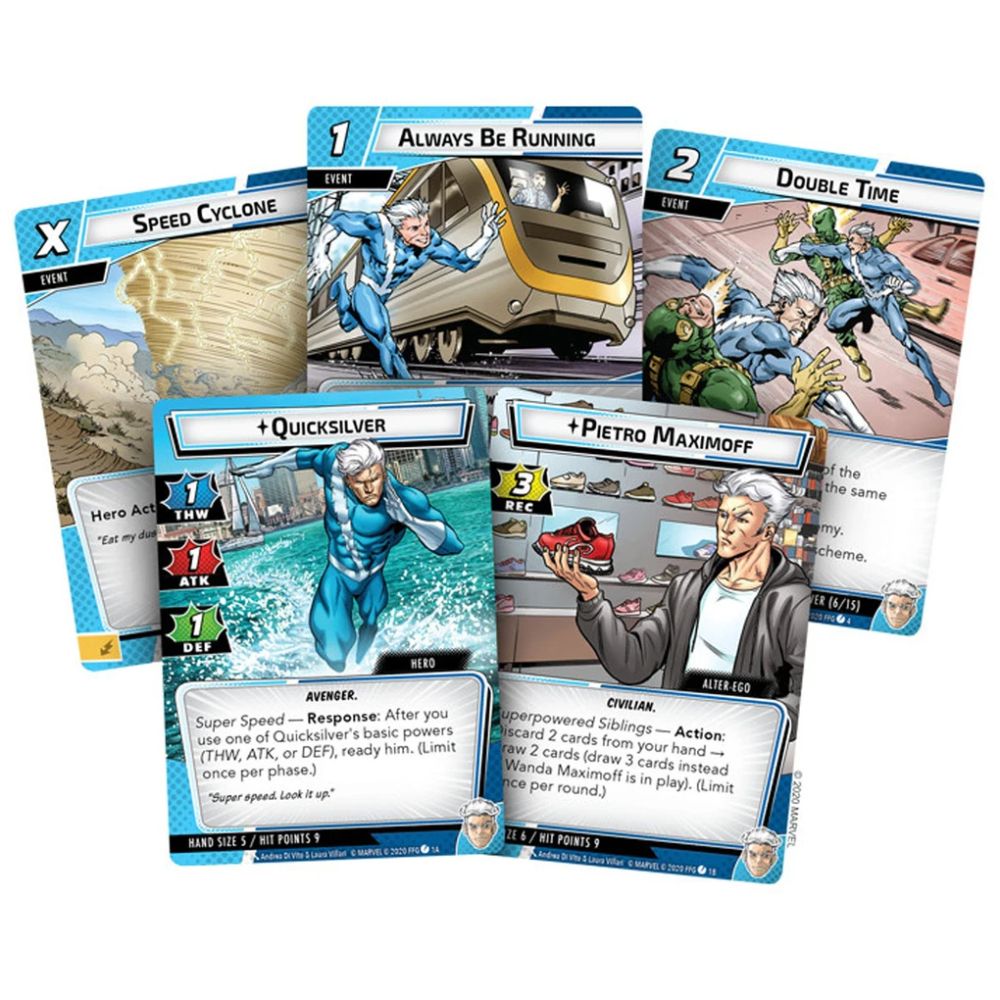 Marvel Champions LCG: QuickSilver Hero Pack
