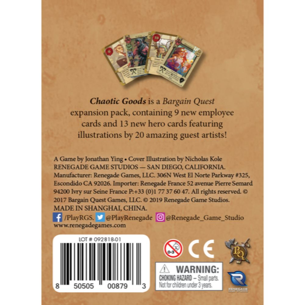 Bargain Quest: Chaotic Goods Expansion