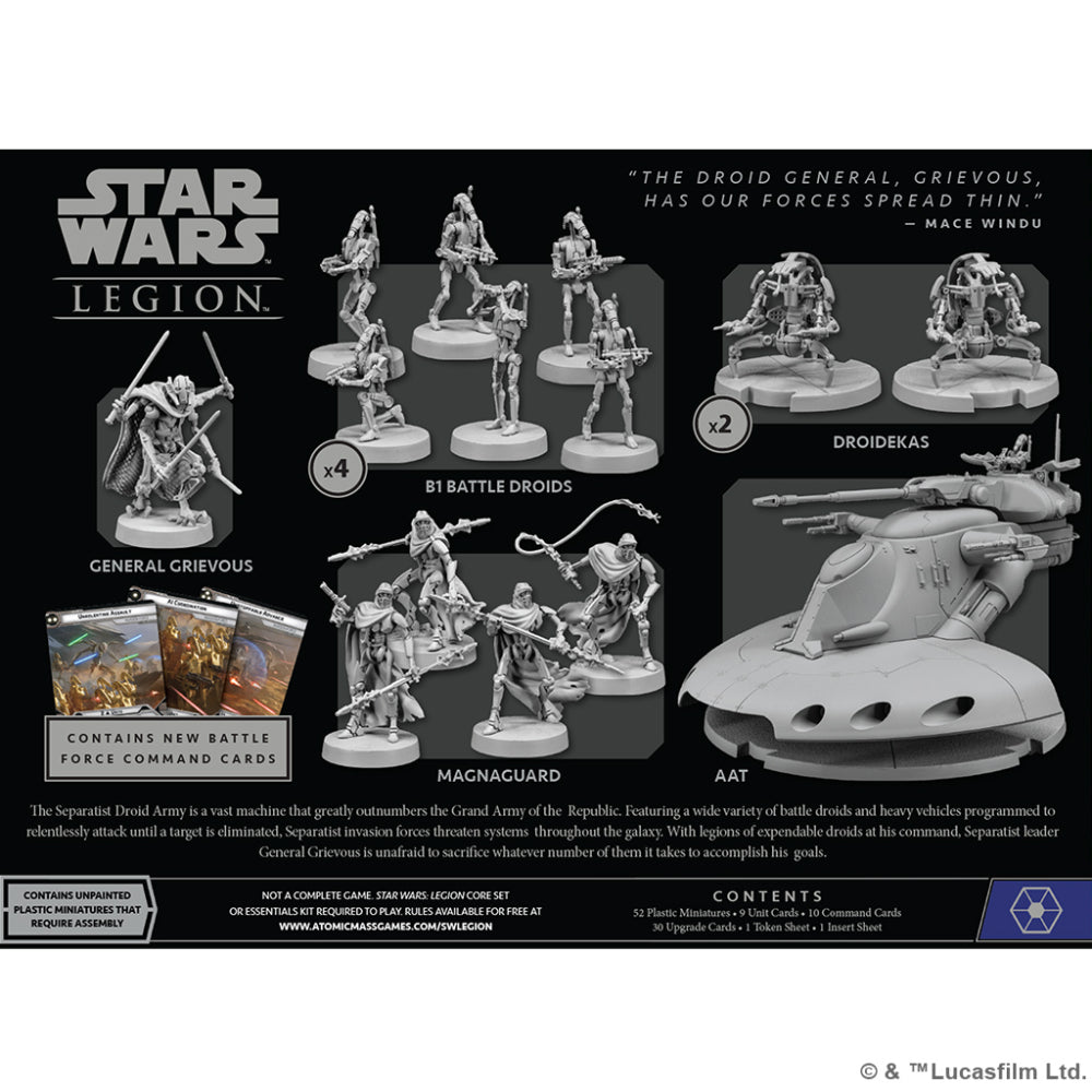 Star Wars: Legion - Separatist Invasion Starter Set
