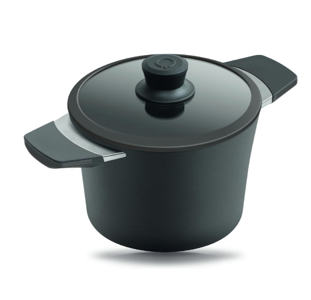Squality Biotan Non-Stick Induction Stock Pot With Lid 4L - Grey