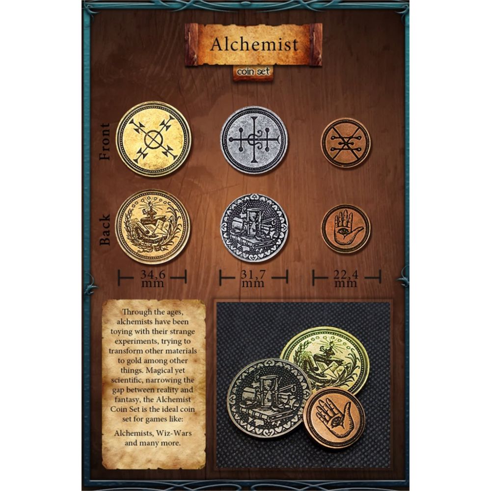 Legendary Metal Coins - Alchemist Coin Set (24 coins)