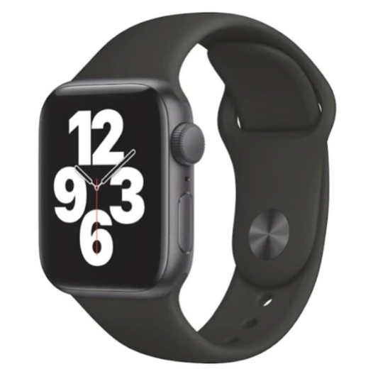Apple Watch Series 6 (44mm, Space Gray Aluminum with Black Sports Band, GPS) - Pre Owned / 3 Month Warranty