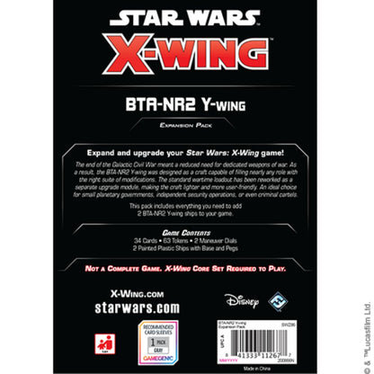 Star Wars X-Wing 2nd Edition: BTA-NR2 Y-Wing