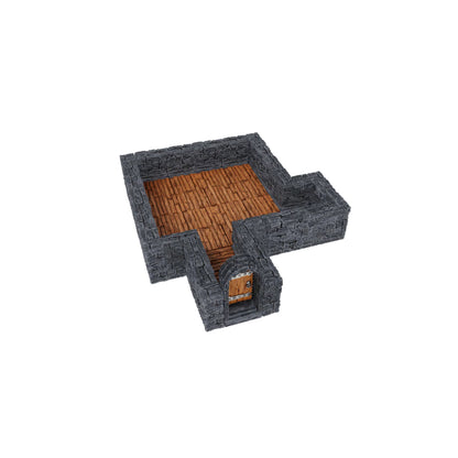 WarLock Tiles: Expansion Pack - Dungeon Straight Walls