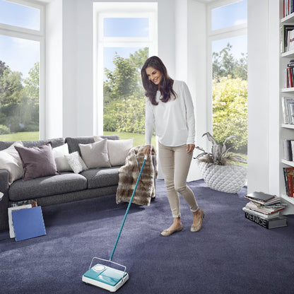 Leifheit Regulus Carpet Sweeper - Turquoise