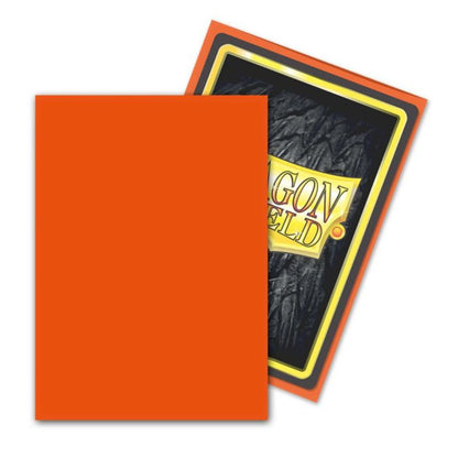 Dragon Shield 100 Classic Sleeves - Tangerine