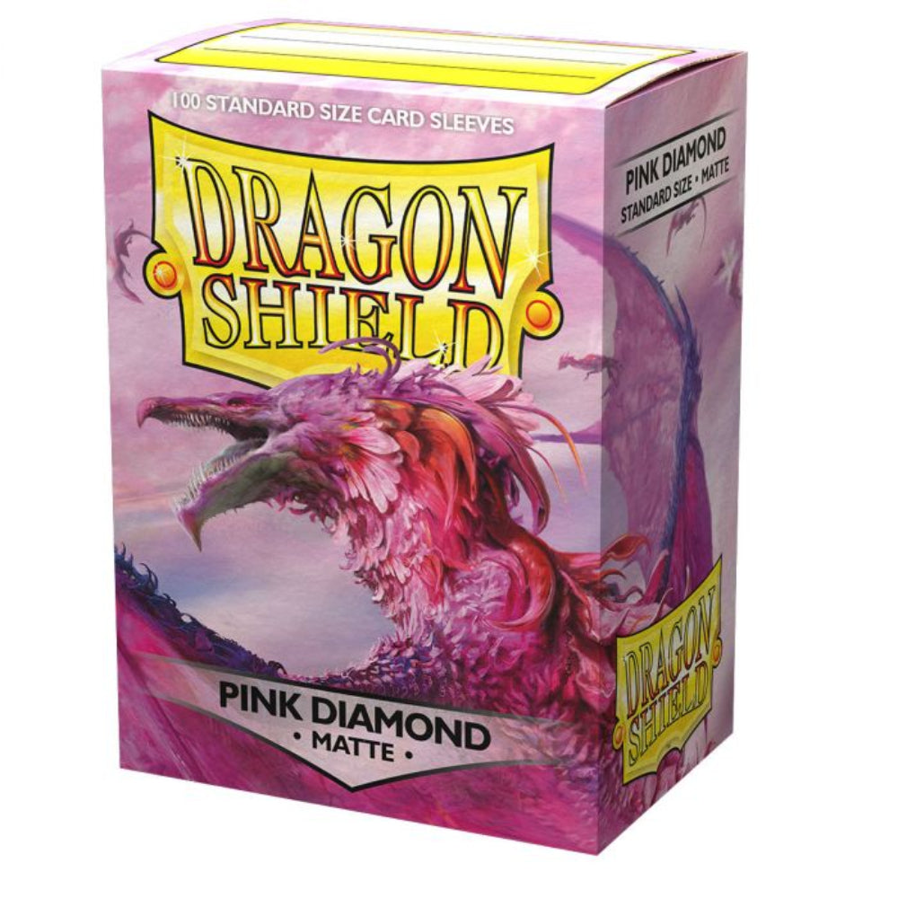 Dragon Shield Sleeves - Standard size: Matte Pink Diamond