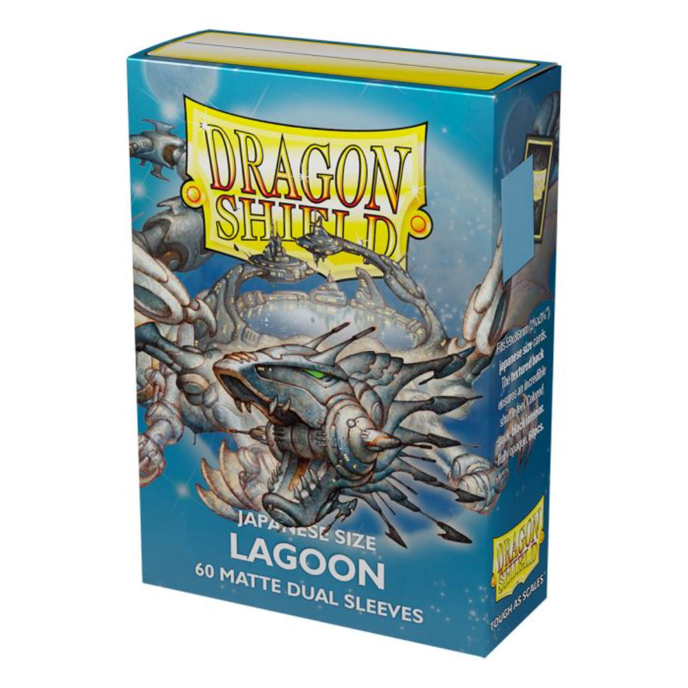 Dragon Shield Sleeves - Japanese size: Dual Matte Lagoon