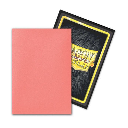 Dragon Shield Sleeves - Japanese size: Matte Dual 60 Peach