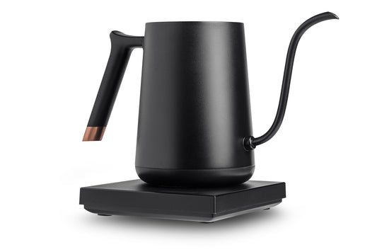 Fish Electric Pour-over kettle (Thin Spout - Black/White)
