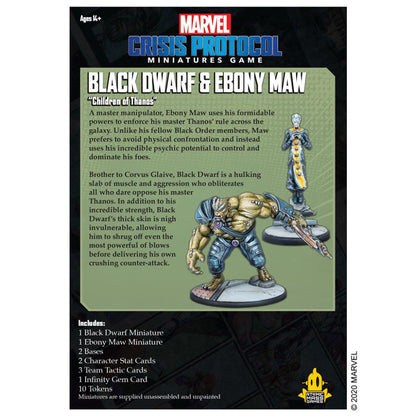 Marvel Crisis Protocol - Black Dwarf and Ebony Maw
