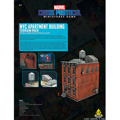 Marvel Crisis Protocol: NYC Apartment Building Terrain Pack