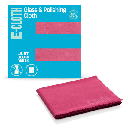 E-Cloth Glass & Polishing Cloth - Pink
