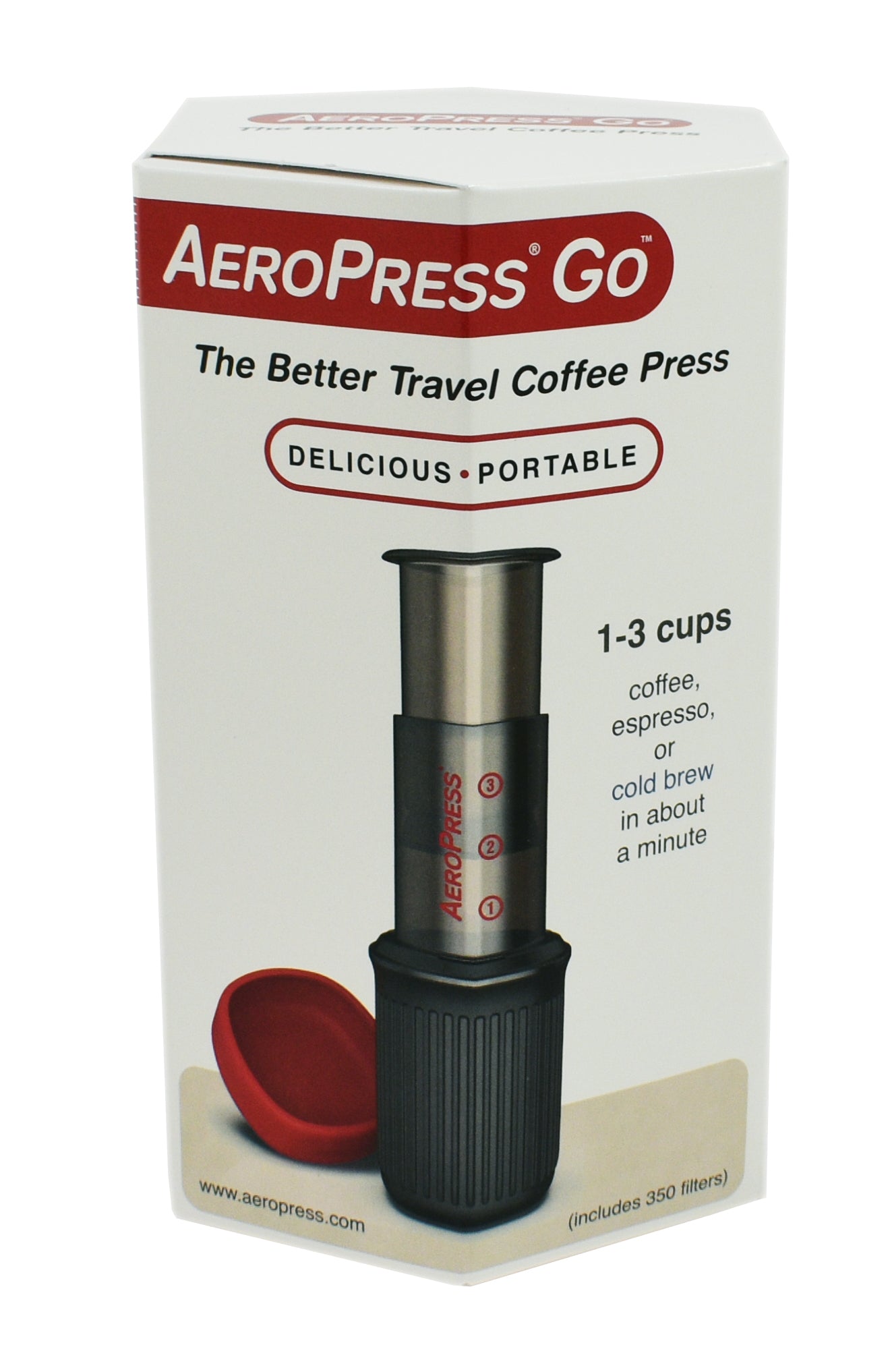 AeroPress Go Complete Travel Coffee and Espresso Maker