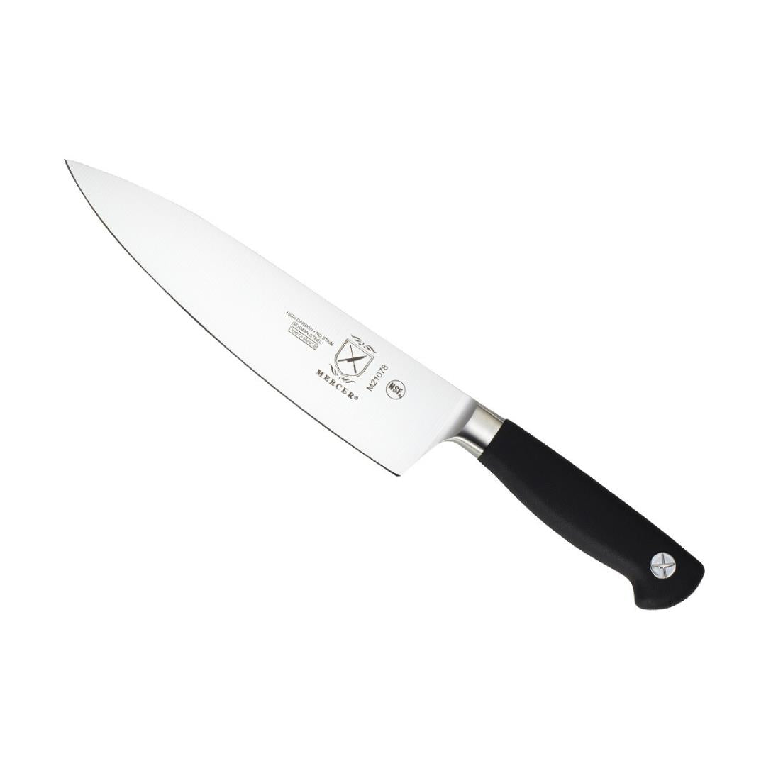 Mercer Culinary Genesis Acacia 5 Piece Magnetic Board and Knife Set