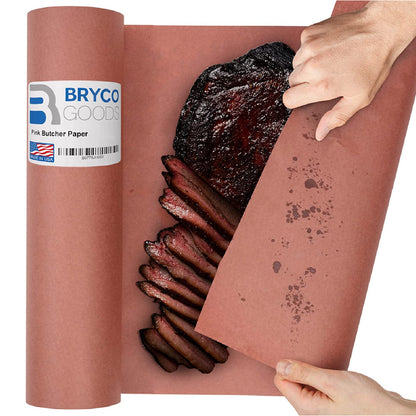 Bryco Pink Butcher Paper Roll 45cm x 53m