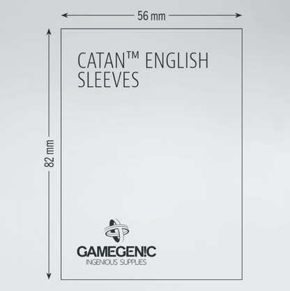 GameGenic MATTE Sleeves: 56mm x 82mm (Catan)