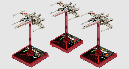 Star Wars X-Wing Miniatures Game: Red Bases & Pegs