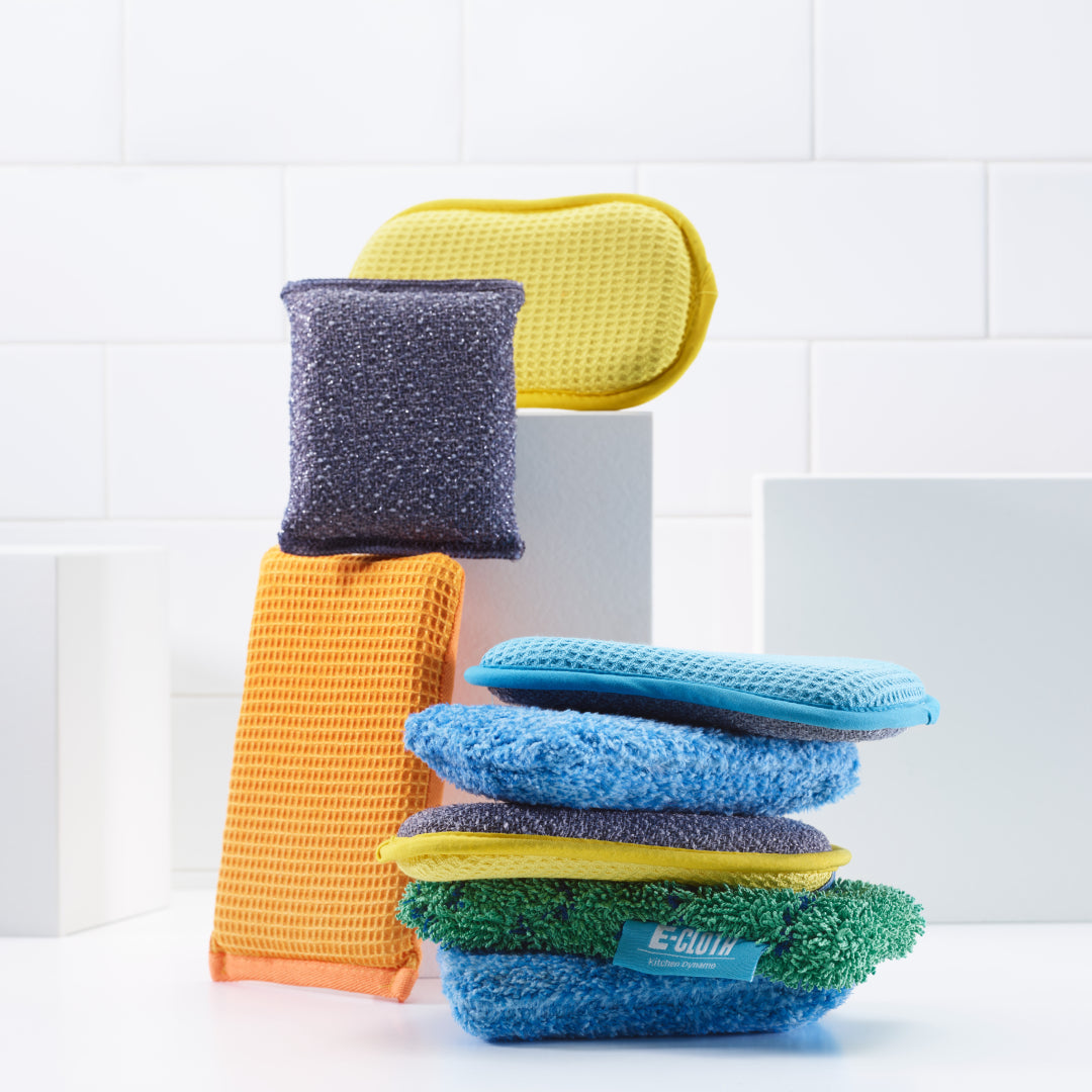 E-Cloth Washing-Up Pad - Yellow & Grey