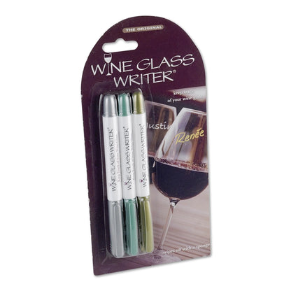 Wine Glass Writer - Original Metallic (set 3)