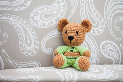 TEENY WEENY TEDDY AND BLANKIE Combo Caramel&Mint