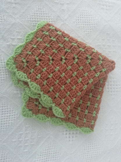 TEENY WEENY TEDDY AND BLANKIE Combo Caramel&Mint