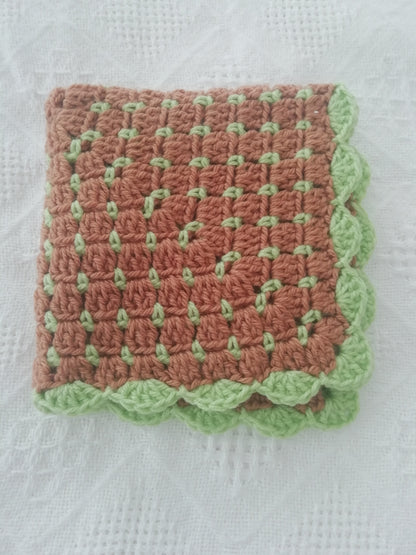 TEENY WEENY TEDDY AND BLANKIE Combo Caramel&Mint