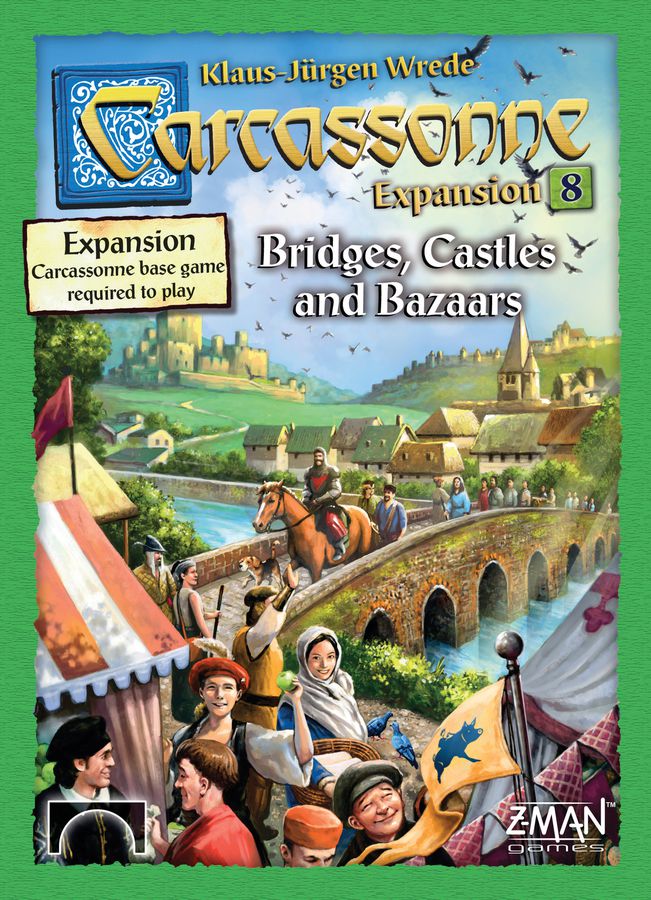 Carcassonne: Bridges, Castles & Bazaars Expansion