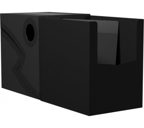 Dragon Shield Double Shell Deck Box - Shadow Black
