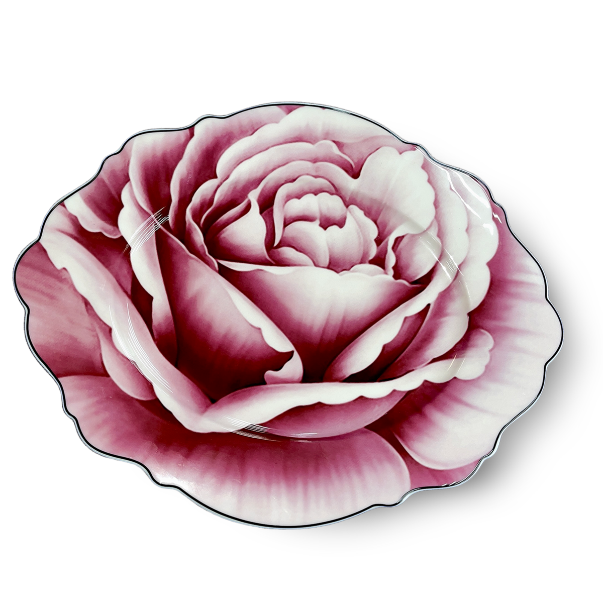 Jenna Clifford Wavy Rose Oval Platter 35cm