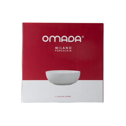 Omada Maxim Super White Salad Bowl in gift box