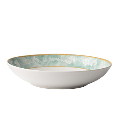 Jenna Clifford Green Floral Pasta Bowl Set of 4
