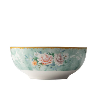 Jenna Clifford Green Floral Cereal Bowl Set of 4