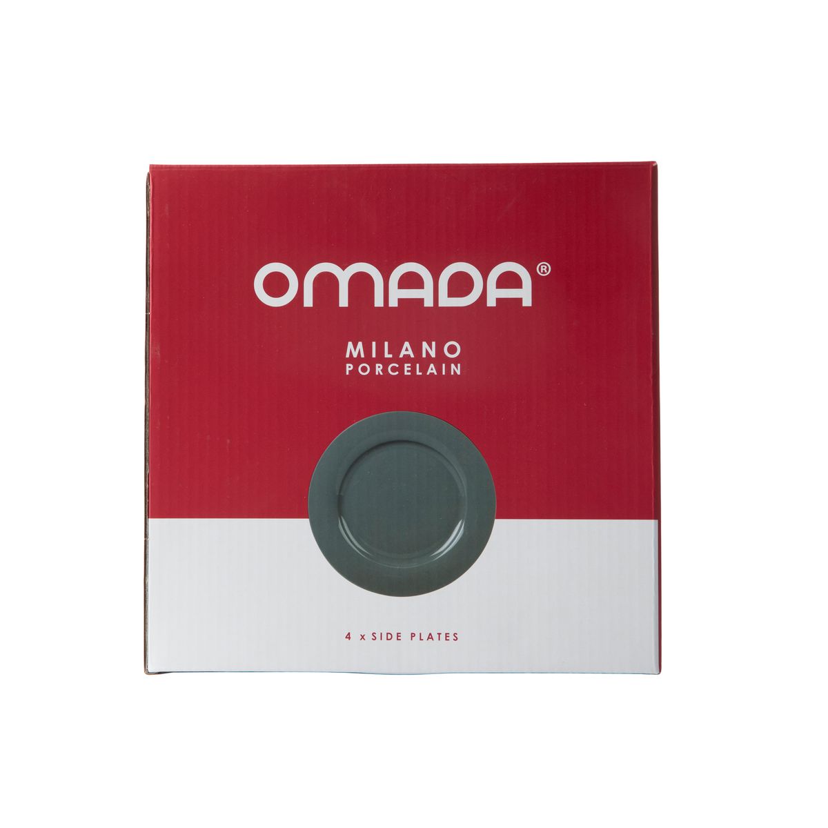 Omada Maxim Dark Grey 4pce Side Plate Set in gift box