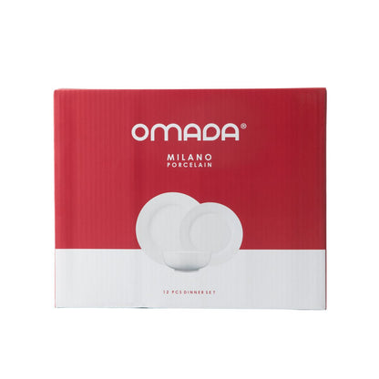Omada Maxim Super White 12pce Dinner Set in gift box