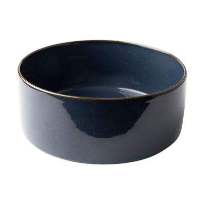 Omada Flat Stackable Blue Salad Bowl