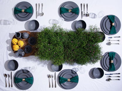 Omada Maxim Dark Grey 12pce Dinner Set in gift box