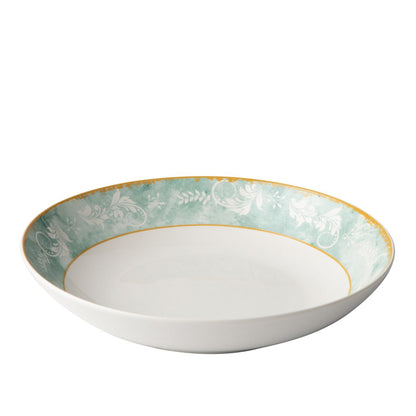 Jenna Clifford Green Floral Pasta Bowl Set of 4