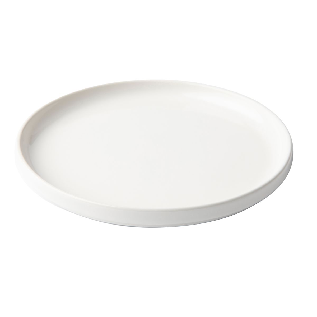 Omada Flat Stackable White Side Plate Set of 4