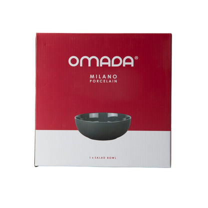 Omada Maxim Dark Grey Salad Bowl in gift box