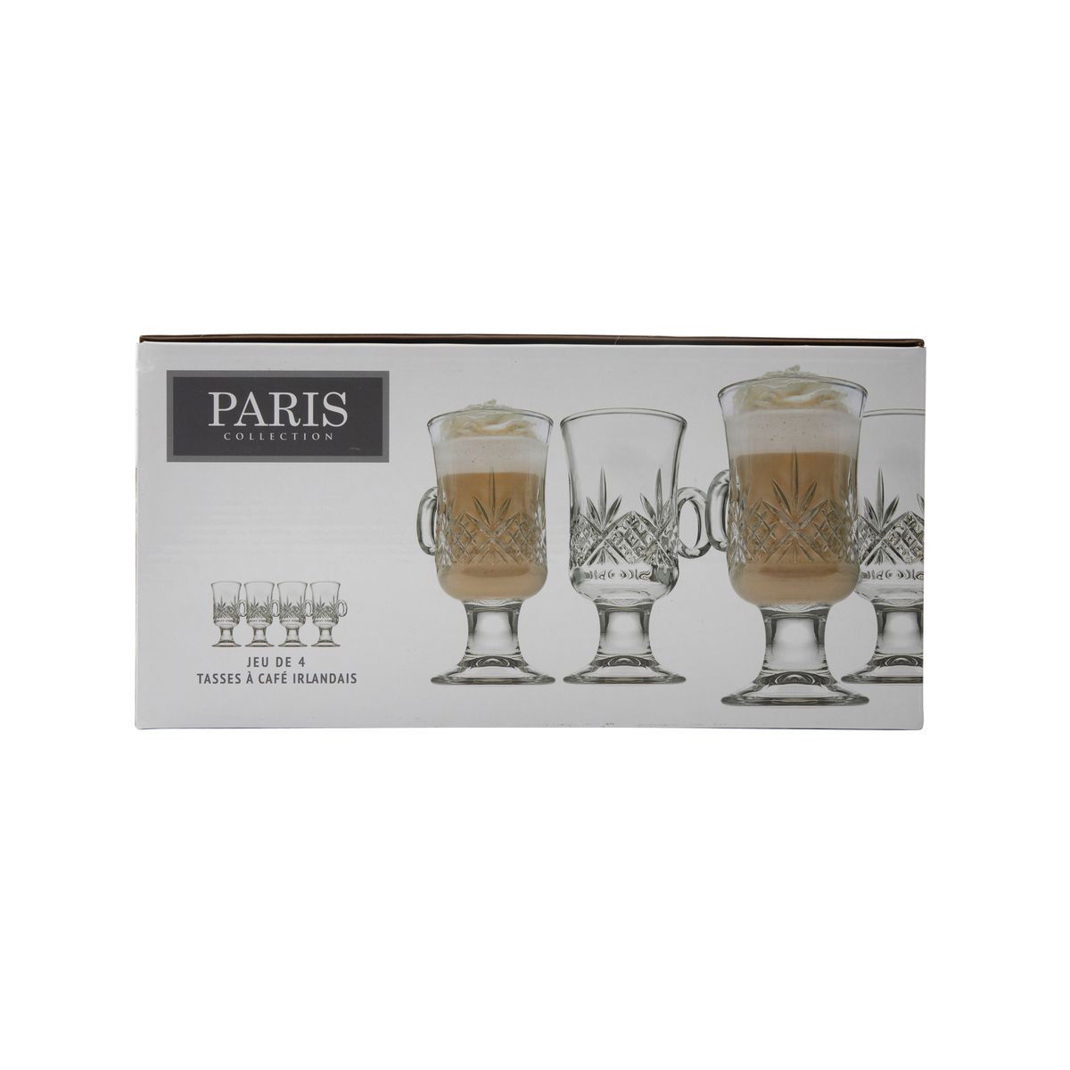 Paris Irish Coffee Mug Set of 4