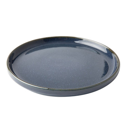 Omada Flat Stackable Blue Side Plate Set of 4