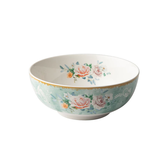 Jenna Clifford Green Floral Cereal Bowl Set of 4