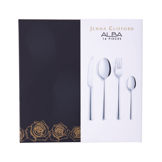 Jenna Clifford Alba 16pce Cutlery Set